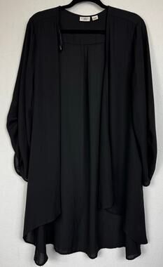 Cato Black 3/4 Sleeve Kimono Women's 18/20W